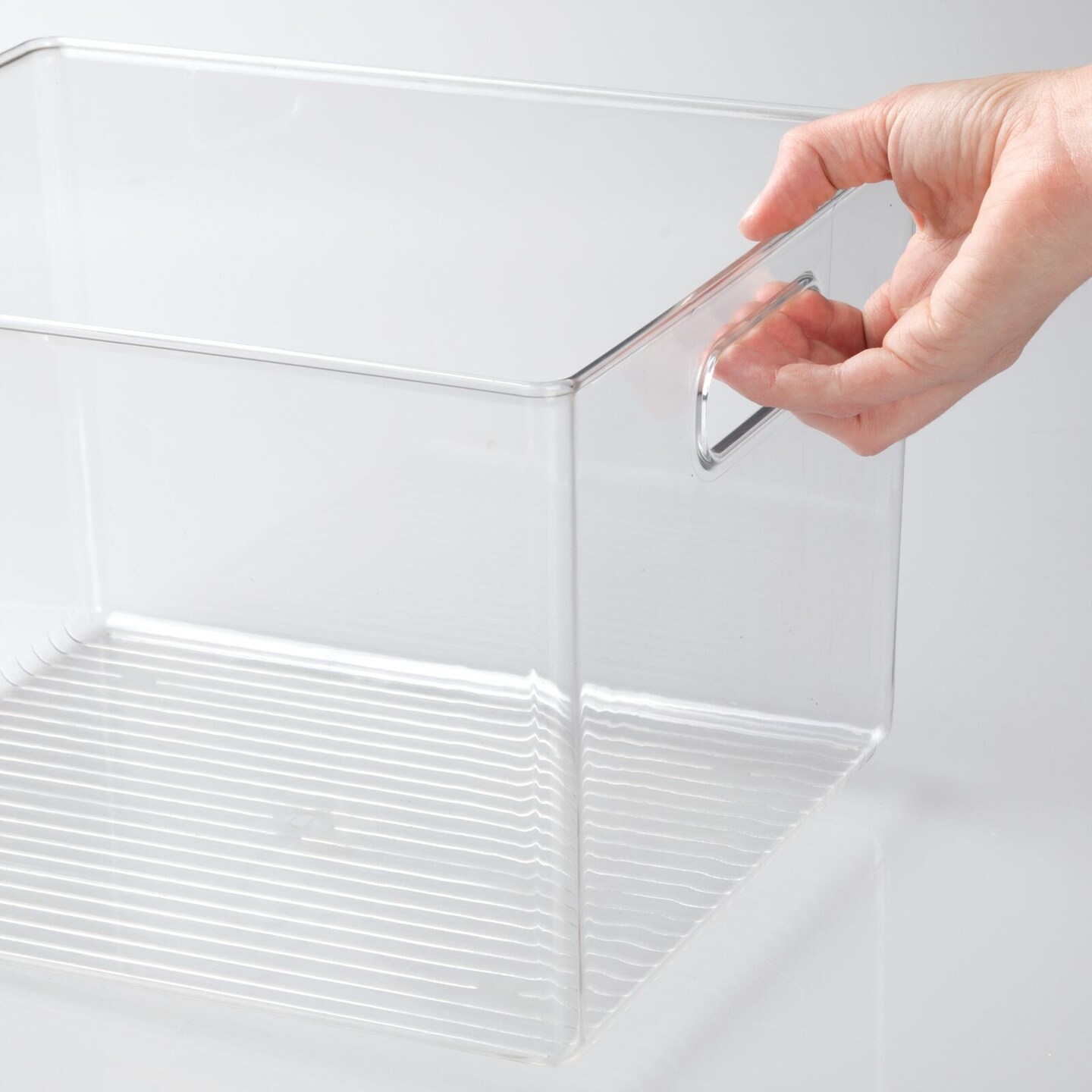 mDesign Plastic Desk Organizer Bin for Home, Office, 4 Pack
