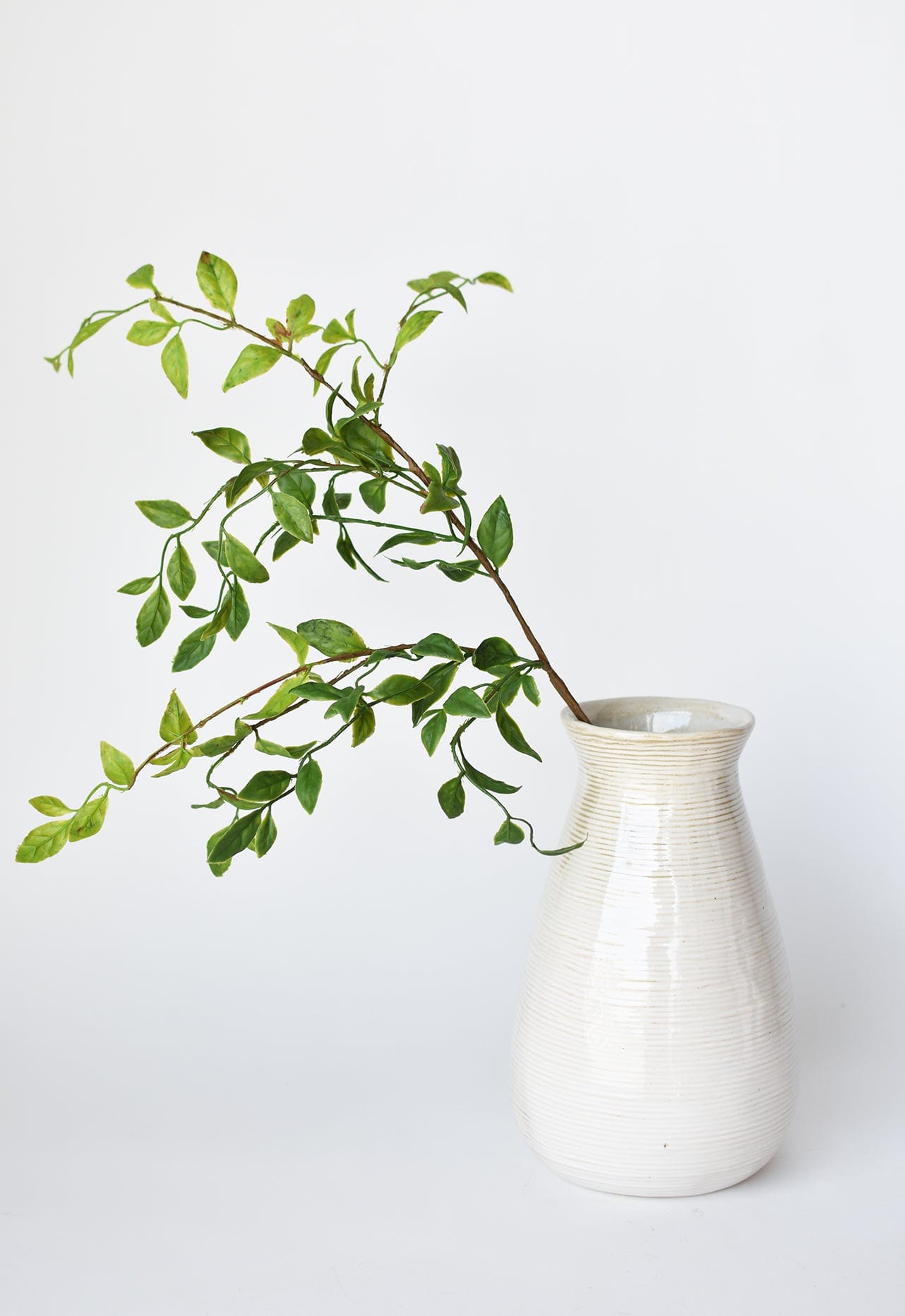 32&#x22; Faux Nandina Leaf Stem