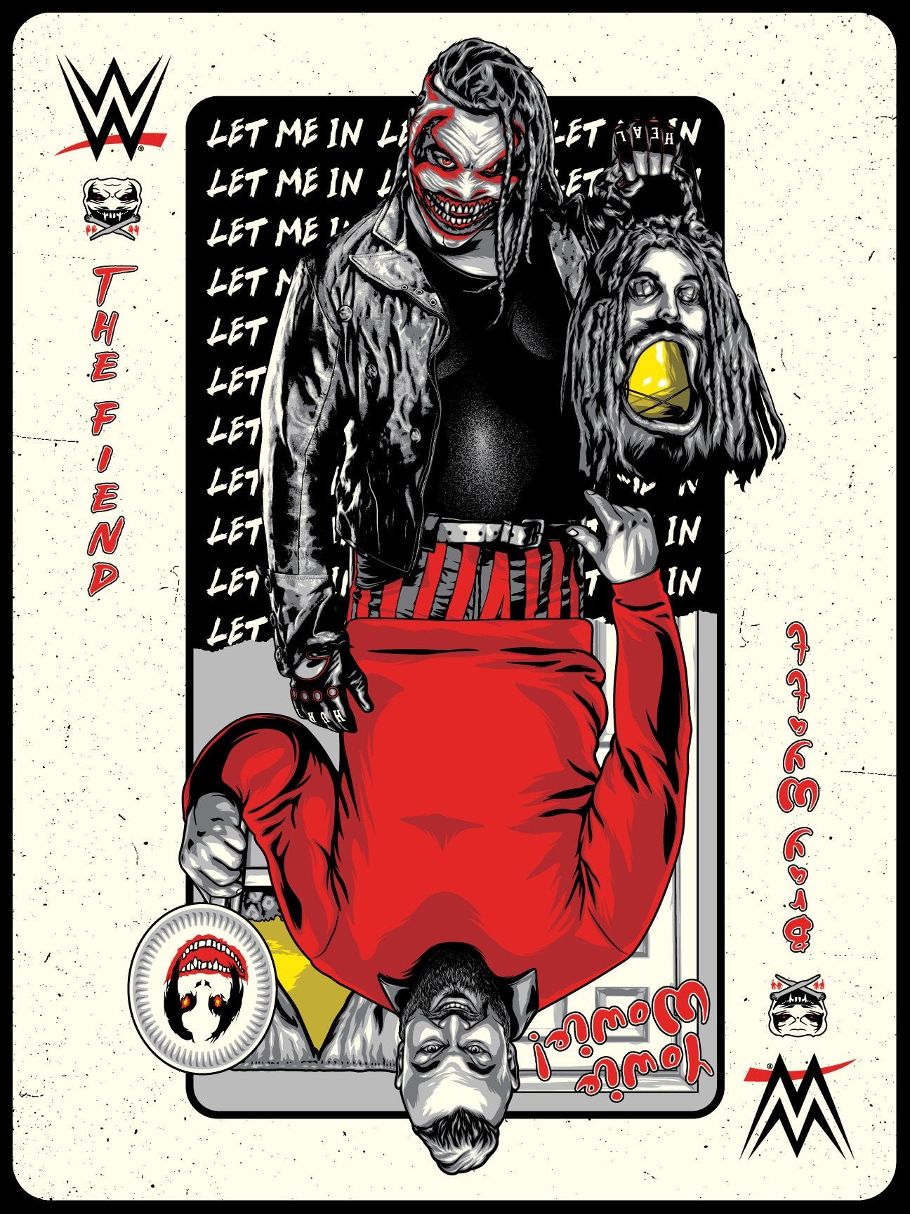 Phenom Gallery WWE Bray Wyatt &#x22;The Fiend Is Wild&#x22; 18&#x22; x 24&#x22; Serigraph