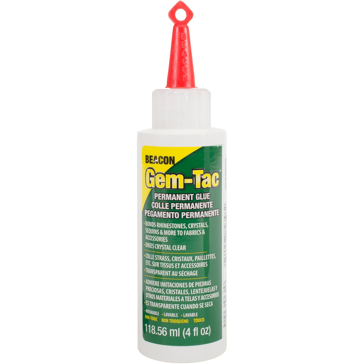 Beacon Gem-Tac Permanent Adhesive-4oz
