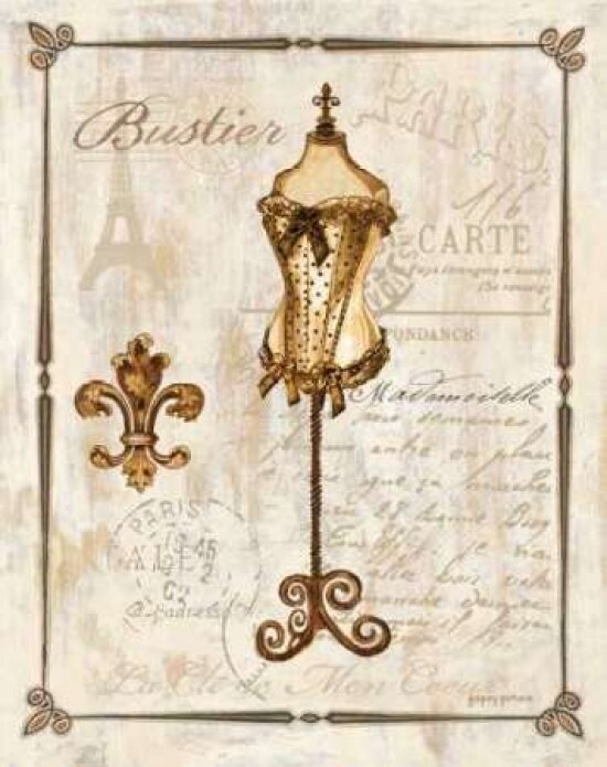 Paris Bustier Poster Print by Gregory Gorham - Item # VARPDXGOR392