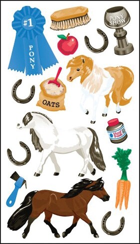 Sticko Stickers-Pony Show
