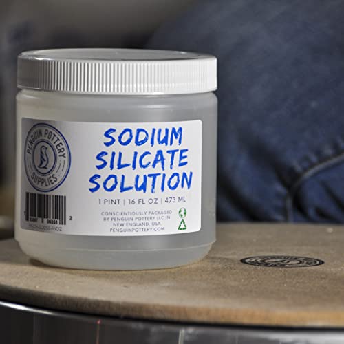 Penguin Pottery - Sodium Silicate Solution - Deflocculant - 16 oz