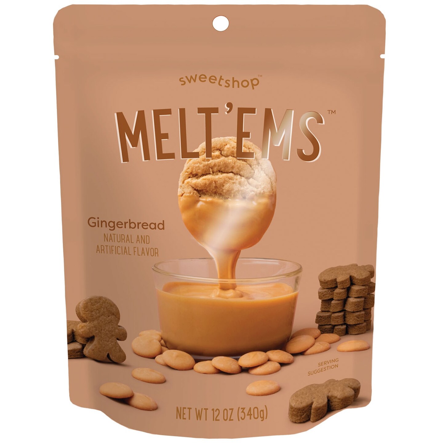 Sweetshop Flavored Melt&#x27;ems 12Oz-Gingerbread