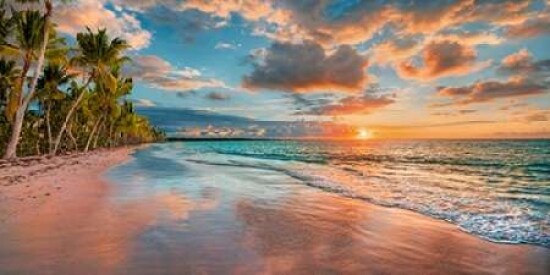 Beach in Maui, Hawaii, at sunset Poster Print by Pangea Images - Item # VARPDX2AP3419