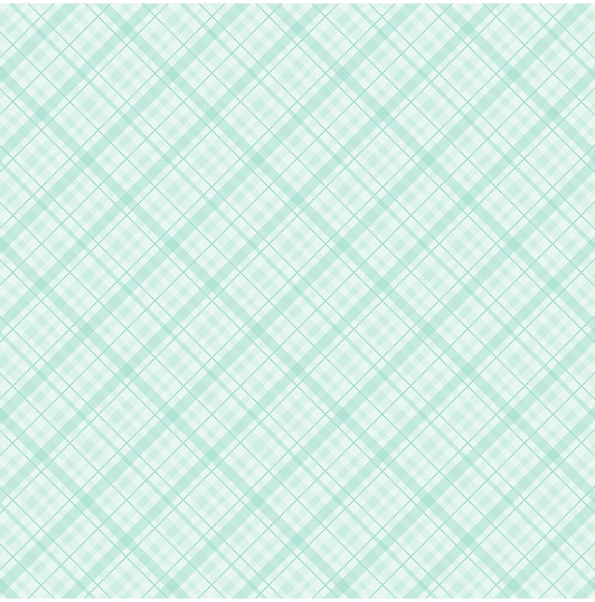 Core&#x27;dinations Core Basics Patterned Cardstock 12&#x22;X12&#x22;-Aqua Plaid