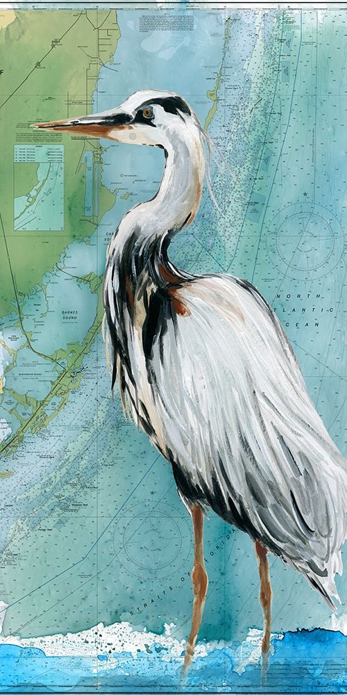 Biscayne Bay Crane Poster Print by Carol Robinson - Item # VARPDX41437