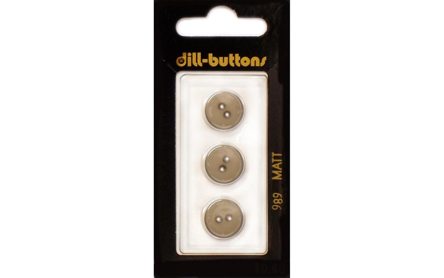 Dill Buttons 13mm 3pc 2 Hole Beige Michaels