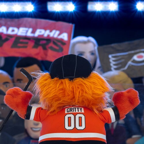 NHL Philadelphia Flyers Bleacher Creatures Gritty Mascot Plush