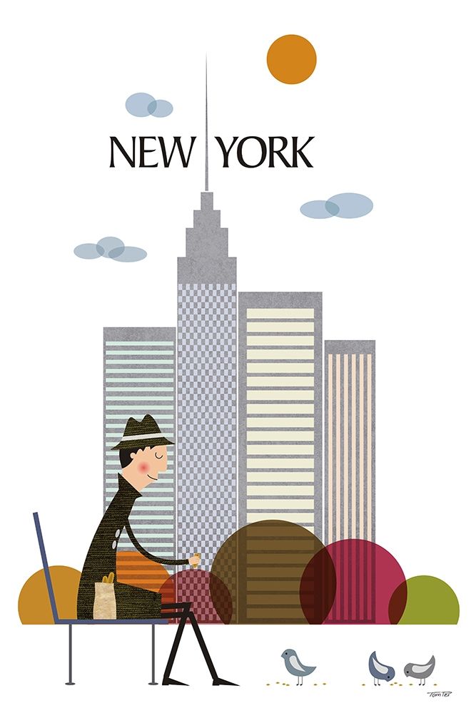 New York Poster Print by Tomas Design - Item # VARPDXT623D