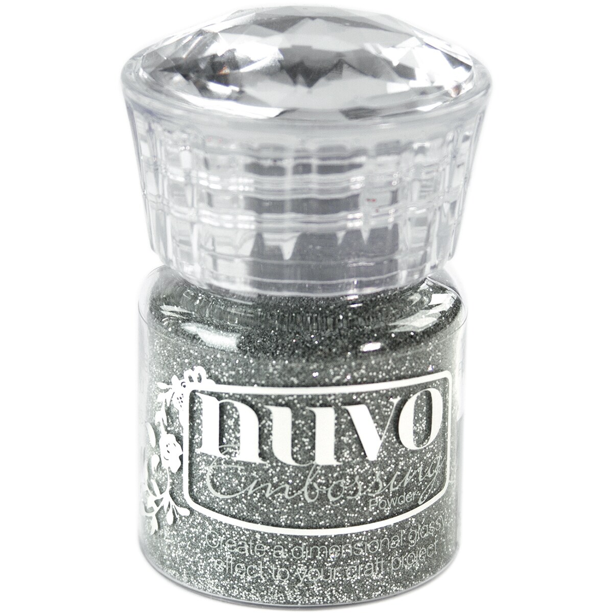 Nuvo Glitter Embossing Powder-Silver Moonlight