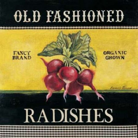 Old Fashioned Radishes Poster Print by Kimberly Poloson - Item # VARPDXPOL106