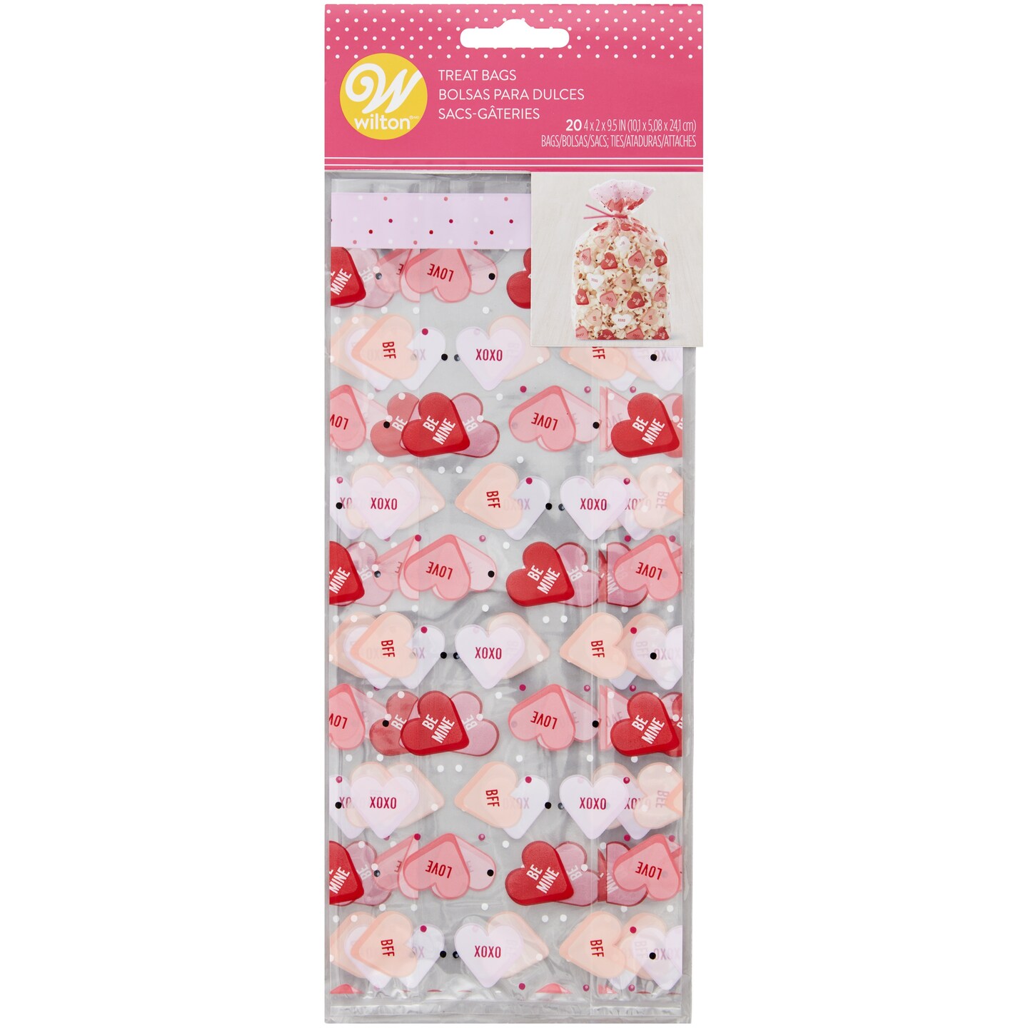 Wilton Treat Bags 20 Pkg Candy Hearts Michaels wilton-treat-bags-20-pkg-candy-hearts-michaels