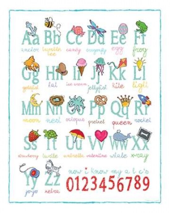 Alphabet On White Poster Print by  Stephanie Marrott - Item # VARPDXSM1512032