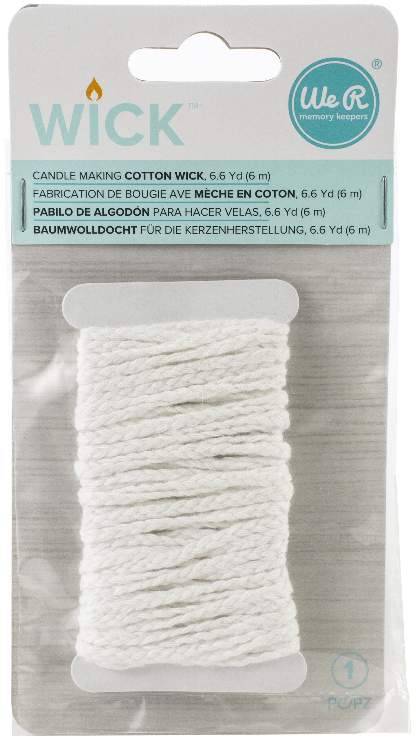 We R Memory Keepers Wick Candle Wick 6.6yds-Cotton