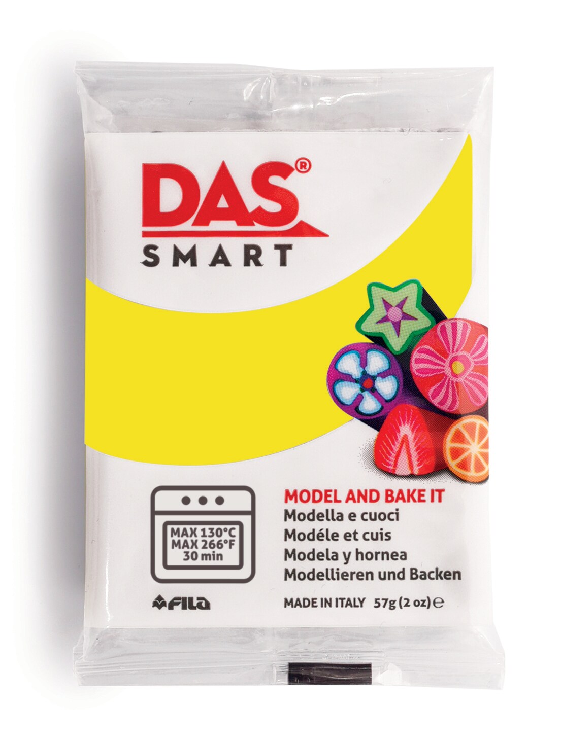 Das Smart Modeling Clay, 2 Oz., Lemon Yellow