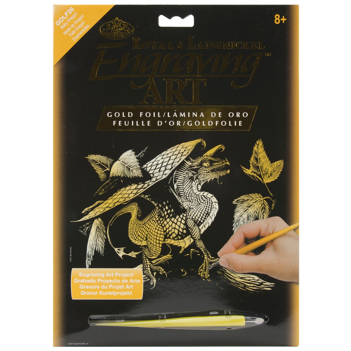 Royal & Langnickel(R) Gold Foil Engraving Art Kit 8"X10" Michaels