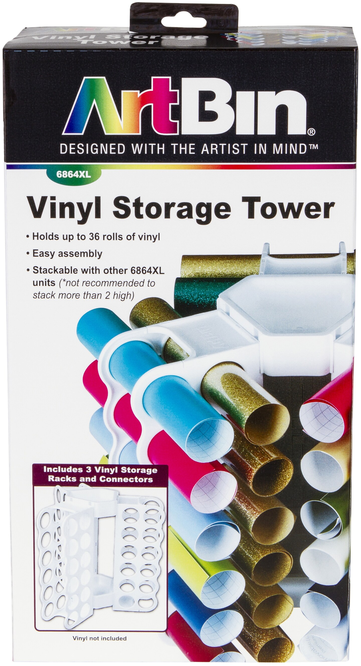 Artbin Vinyl Storage Tower-Holds 36