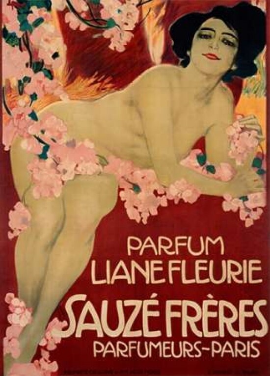 Parfum Liane Fleurie / Sauze Freres Poster Print by Leopoldo Metlicovitz - Item # VARPDX294695