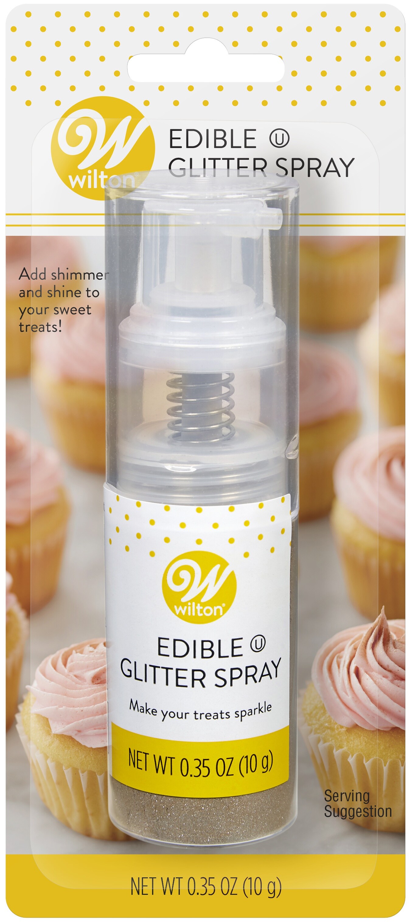 Edible Glitter Spray .35oz-Rose Gold