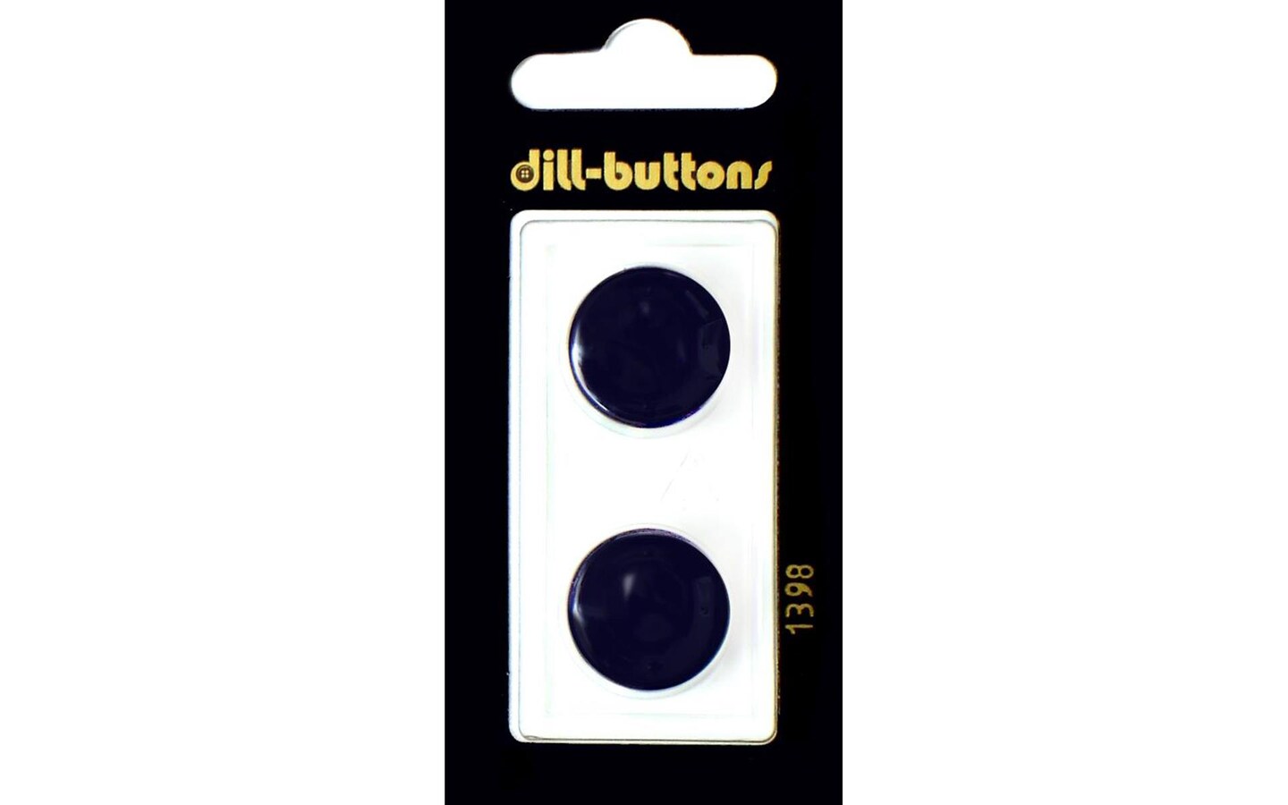 Dill Buttons 19mm 2pc Shank Navy
