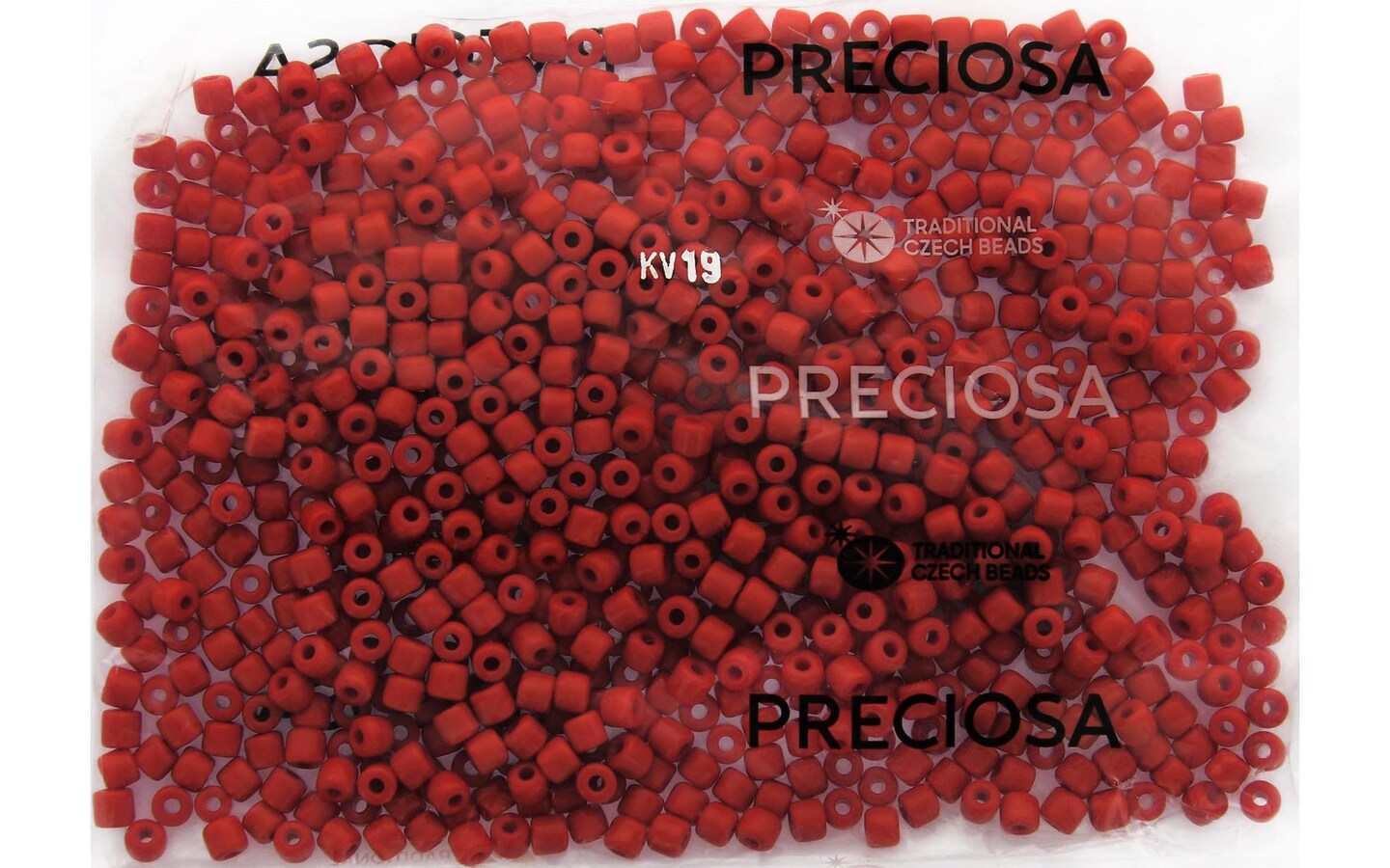 John Bead Czech Rola Bead 4.5mm OP Red