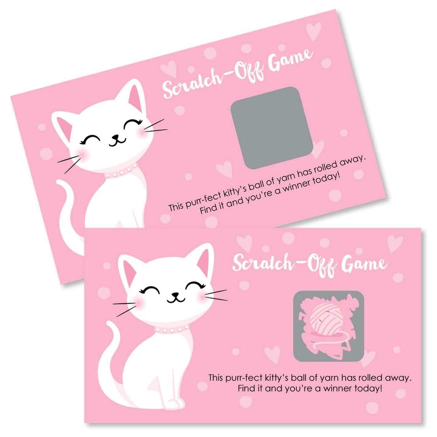 Big Dot of Happiness Purr-fect Kitty Cat - Kitten Meow Baby Shower or  Birthday Party Game Scratch Off Cards - 22 Count | Michaels