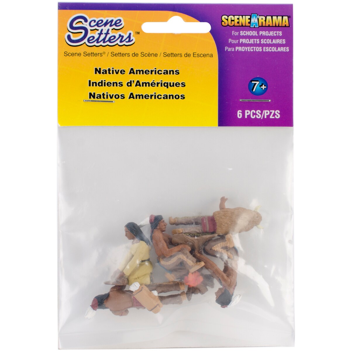SceneARama Scene Setters(R) Figurines-Native Americans 5/Pkg