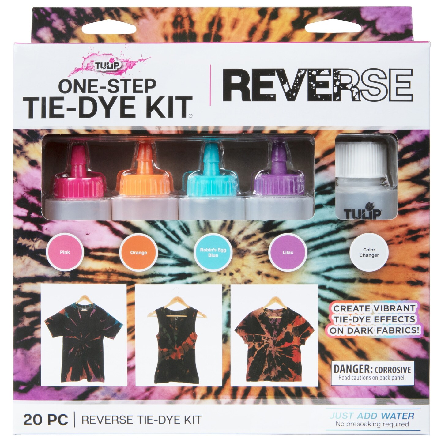 Tulip One-Step Reverse Tie-Dye Kit-Clear