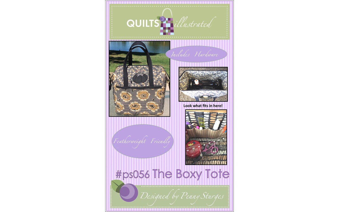 Quilts Illustrated The Boxy Tote Ptrn