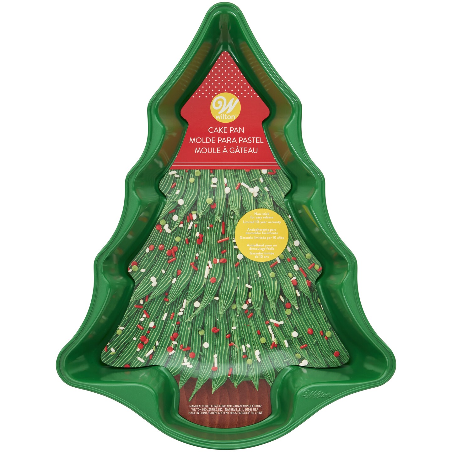 Wilton Non-Stick Shaped Cake Pan 14"X10"-Christmas Tree