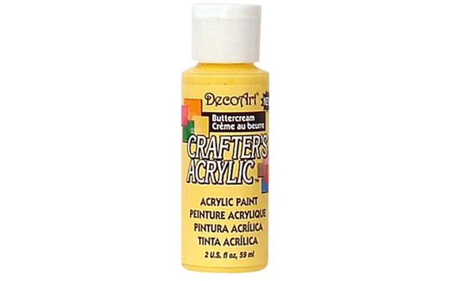Decoart Crafter's Acrylic Paint 2oz Buttercream Michaels