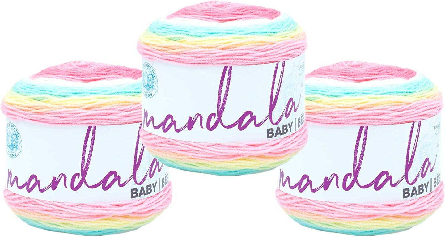 (Pack of 3) Lion Brand Mandala Baby Yarn-Narnia