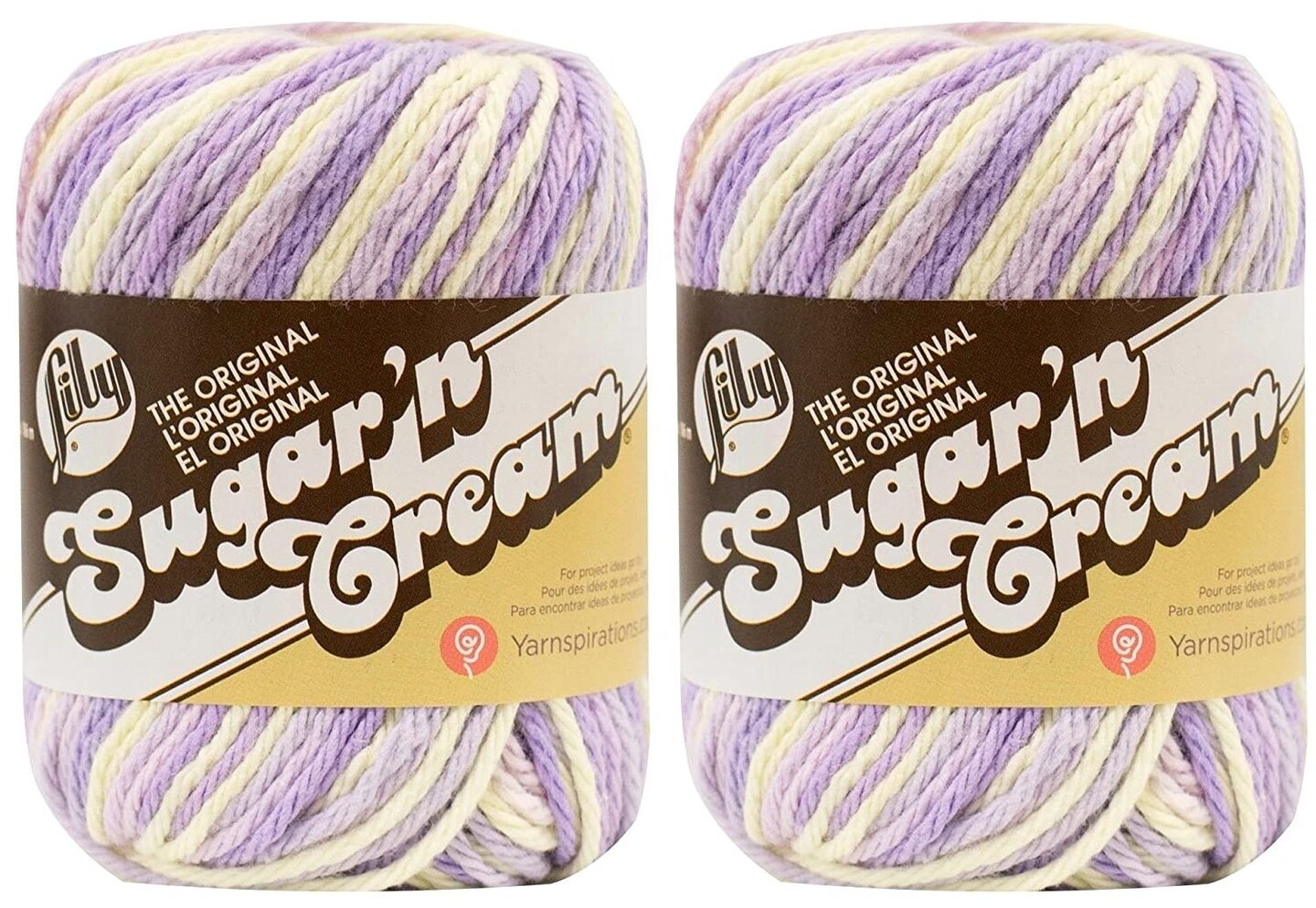 (Pack of 2) Lily Sugar&#x27;n Cream Yarn - Ombres-Spring Swirl