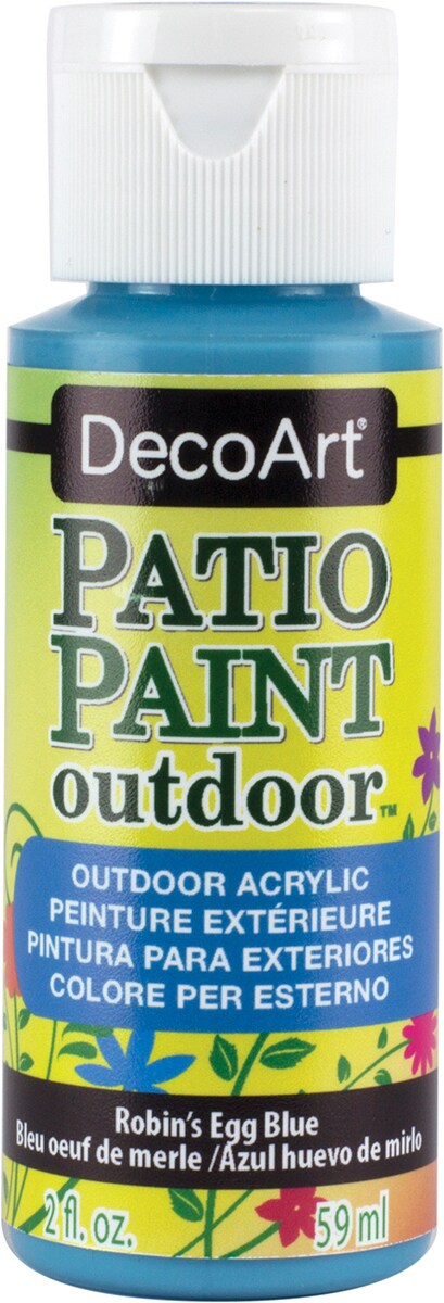 DecoArt Patio Paint 2oz-Robin&#x27;s Egg Blue