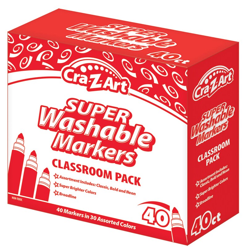 Cra-Z-Art&#xAE; Washable Fine Line Markers, 40 count