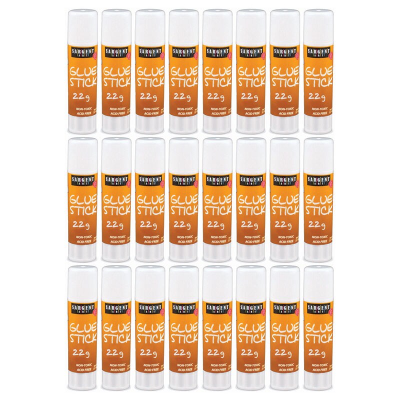 Washable Glue Stick, 22 Gram, Pack Of 24