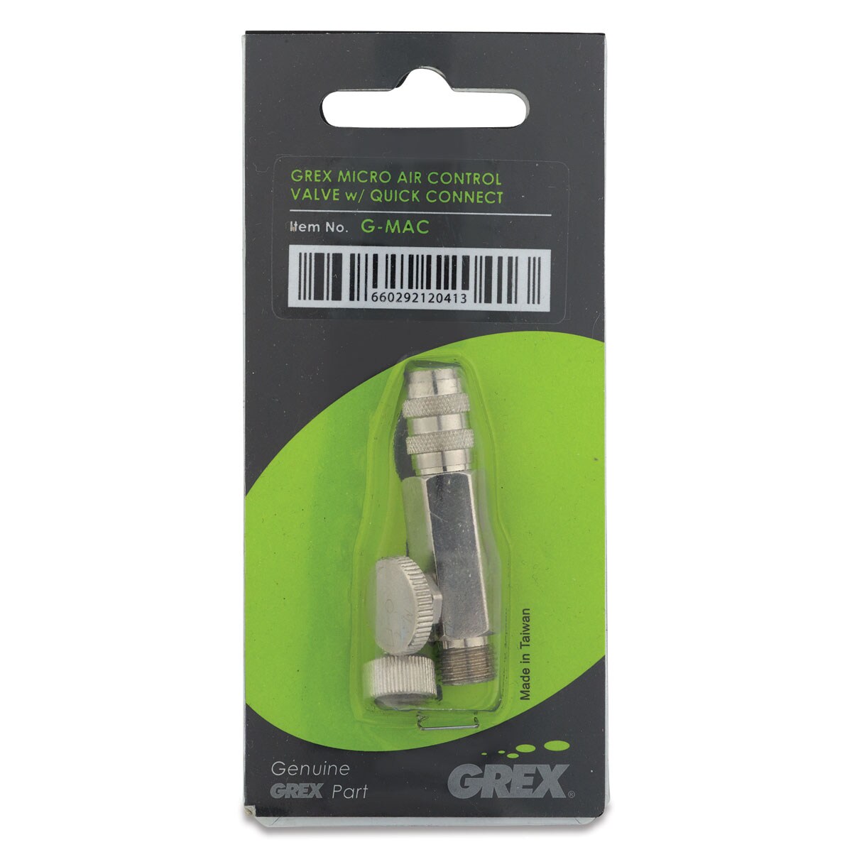 Grex Airbrush Quick Connect - Micro Air Control Valve Set, G-MAC