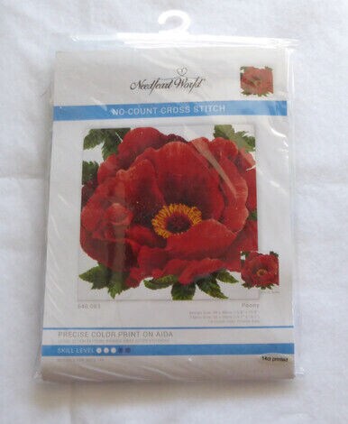 Needleart World- Peony-14 Countcolor Aida Cloth-Cotton Fabric