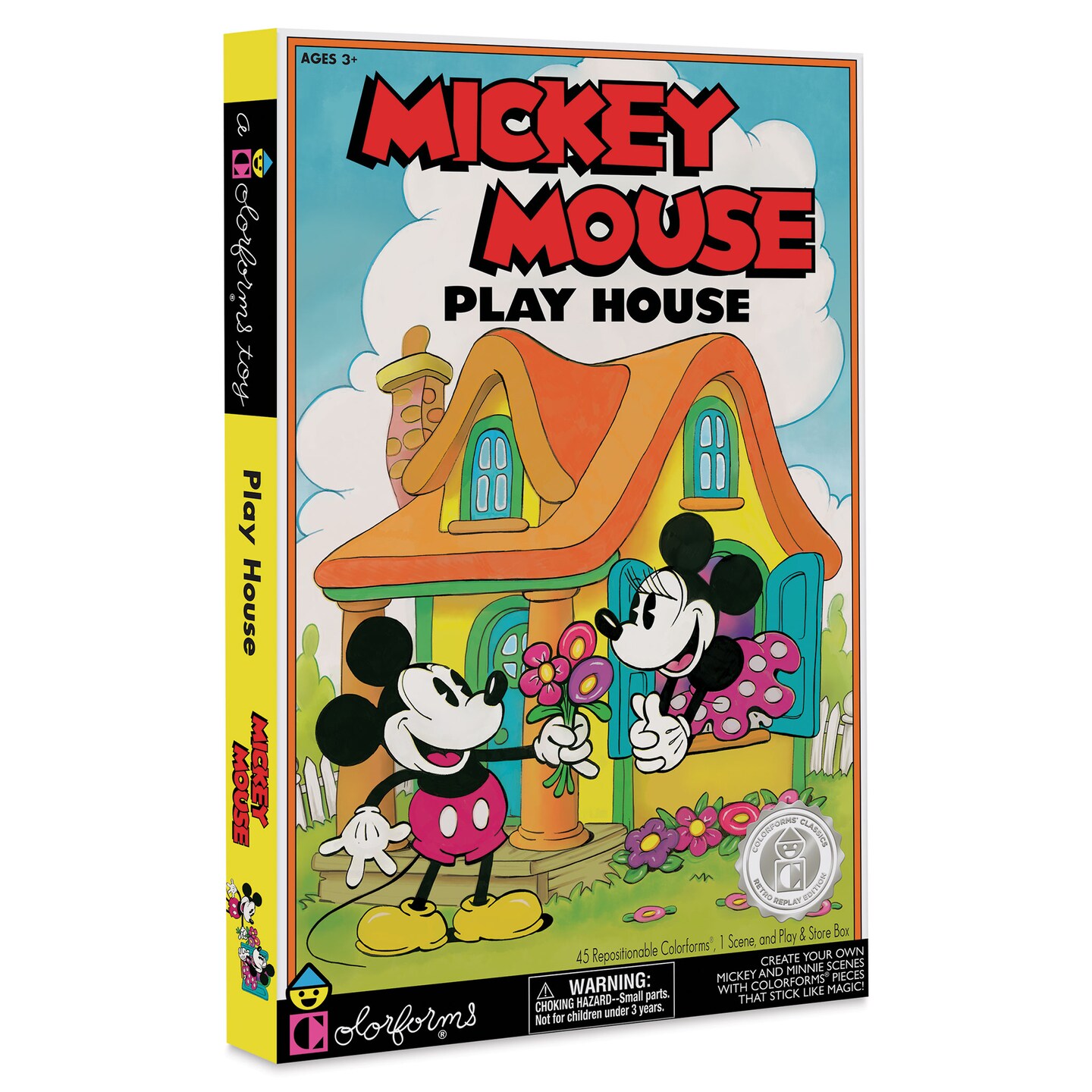 Colorforms Cling Vinyl Play Set - Retro Mickey Mouse