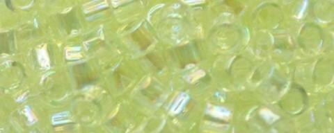 Toho Aiko Cylinder Seed Bead - TB-0173 - Dyed AB Lemon Mist, 5 grams