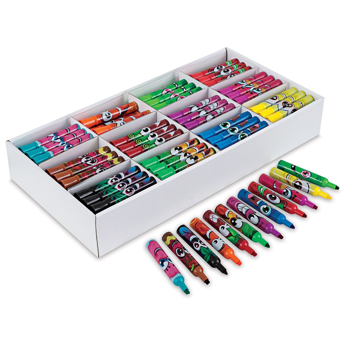 WeVeel Scentos Scented Markers - Chisel Tip, Class Pack of 192, Assorted