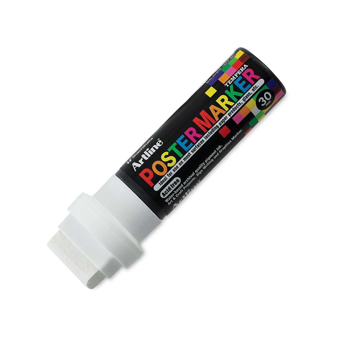 Artline Poster Markers - 30 mm Tip, White | Michaels