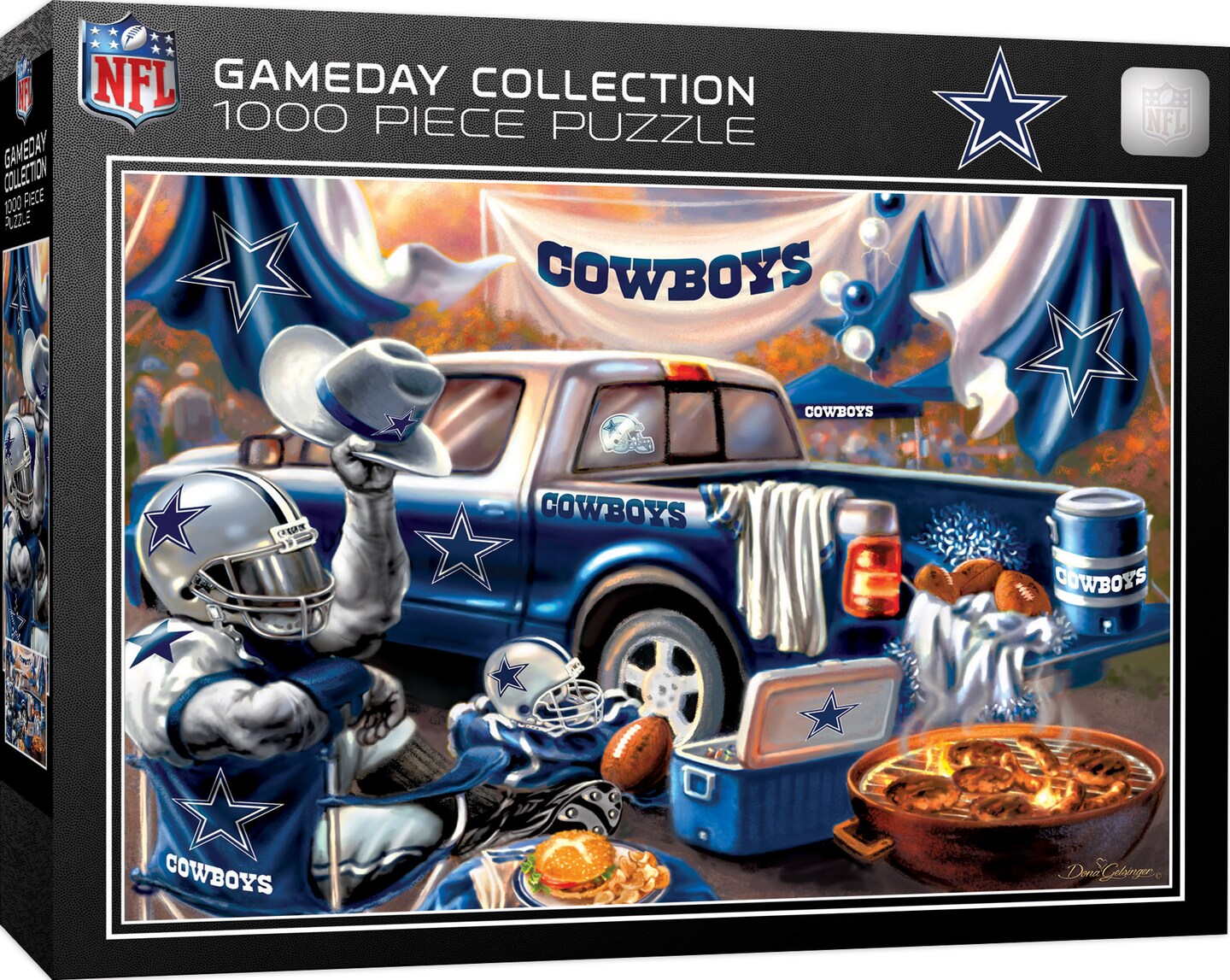 Masterpieces 1000 Piece Jigsaw Puzzle for Adults - NFL Dallas Cowboys Gameday  - 19.25&#x22;x26.75&#x22;