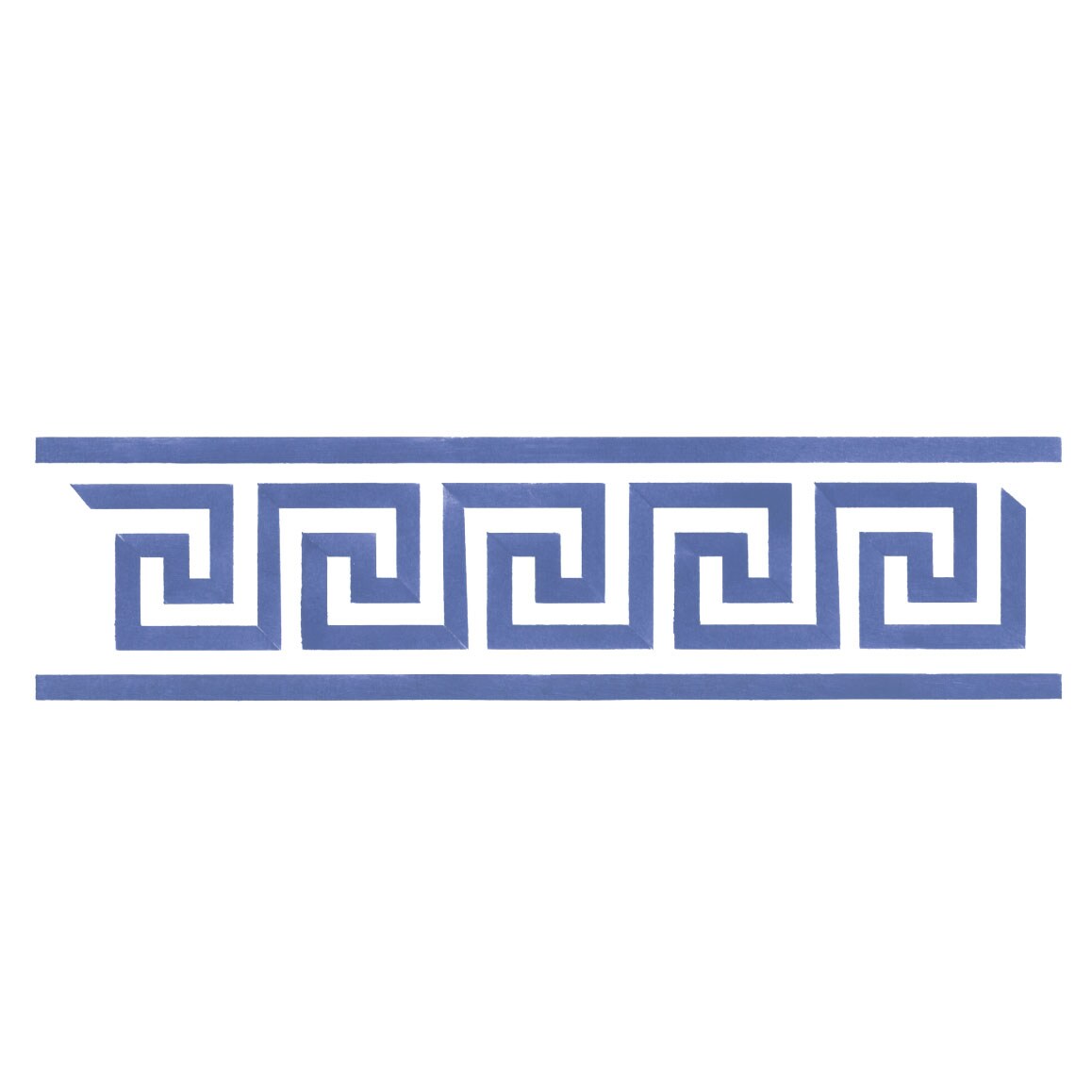 Greek Key Wall Stencil | 2651 by Designer Stencils | Pattern Stencils | Reusable Stencils for Painting | Safe &#x26; Reusable Template for Wall Decor | Try This Stencil Instead of a Wallpaper | Easy to Use &#x26; Clean Art Stencil Pattern