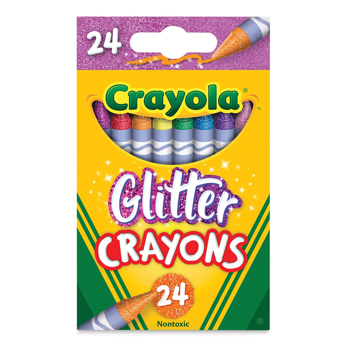 Crayola Glitter Crayons - Set of 24