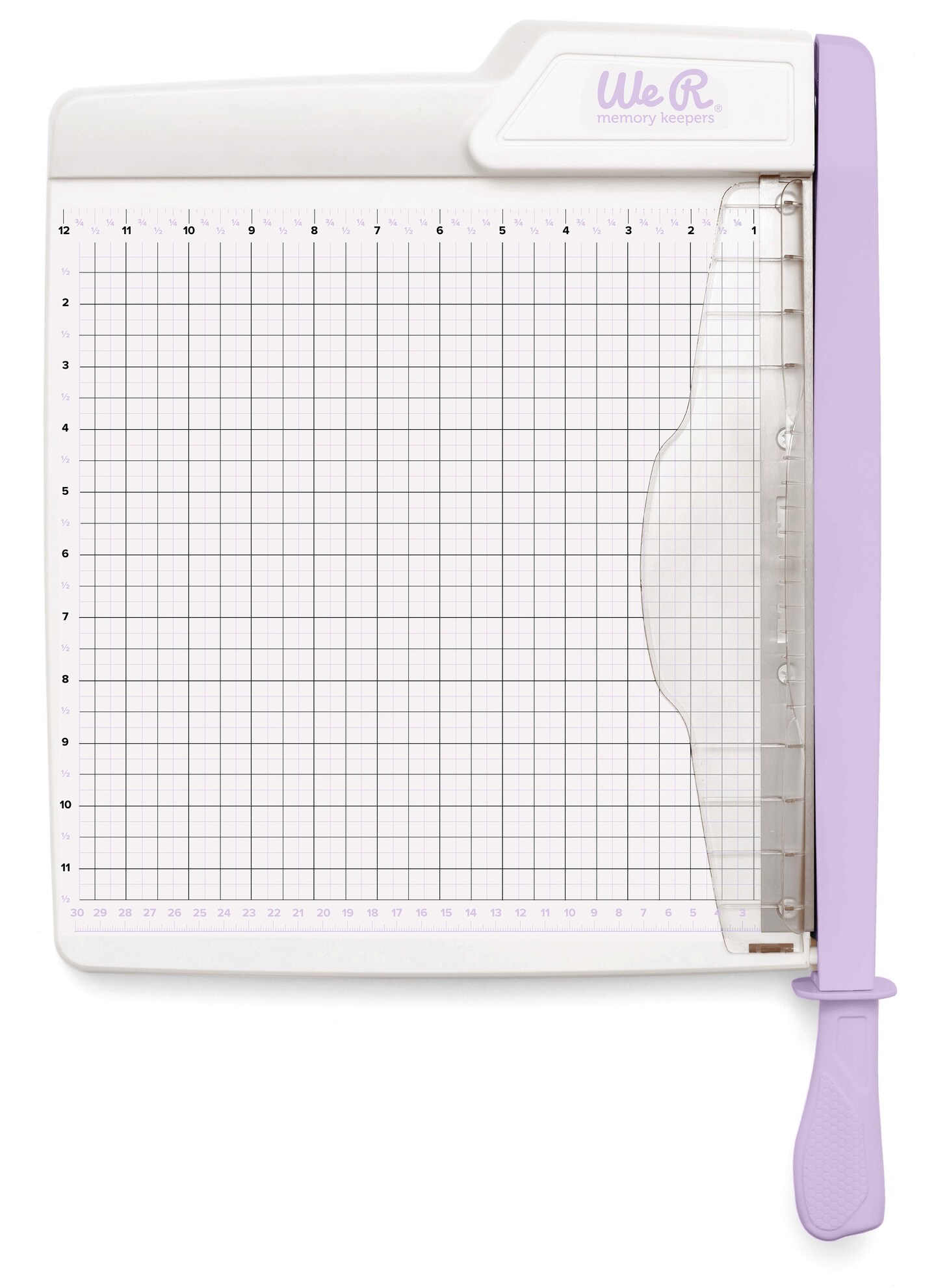 We R Memory Keepers Large Guillotine Cutter-Lilac
