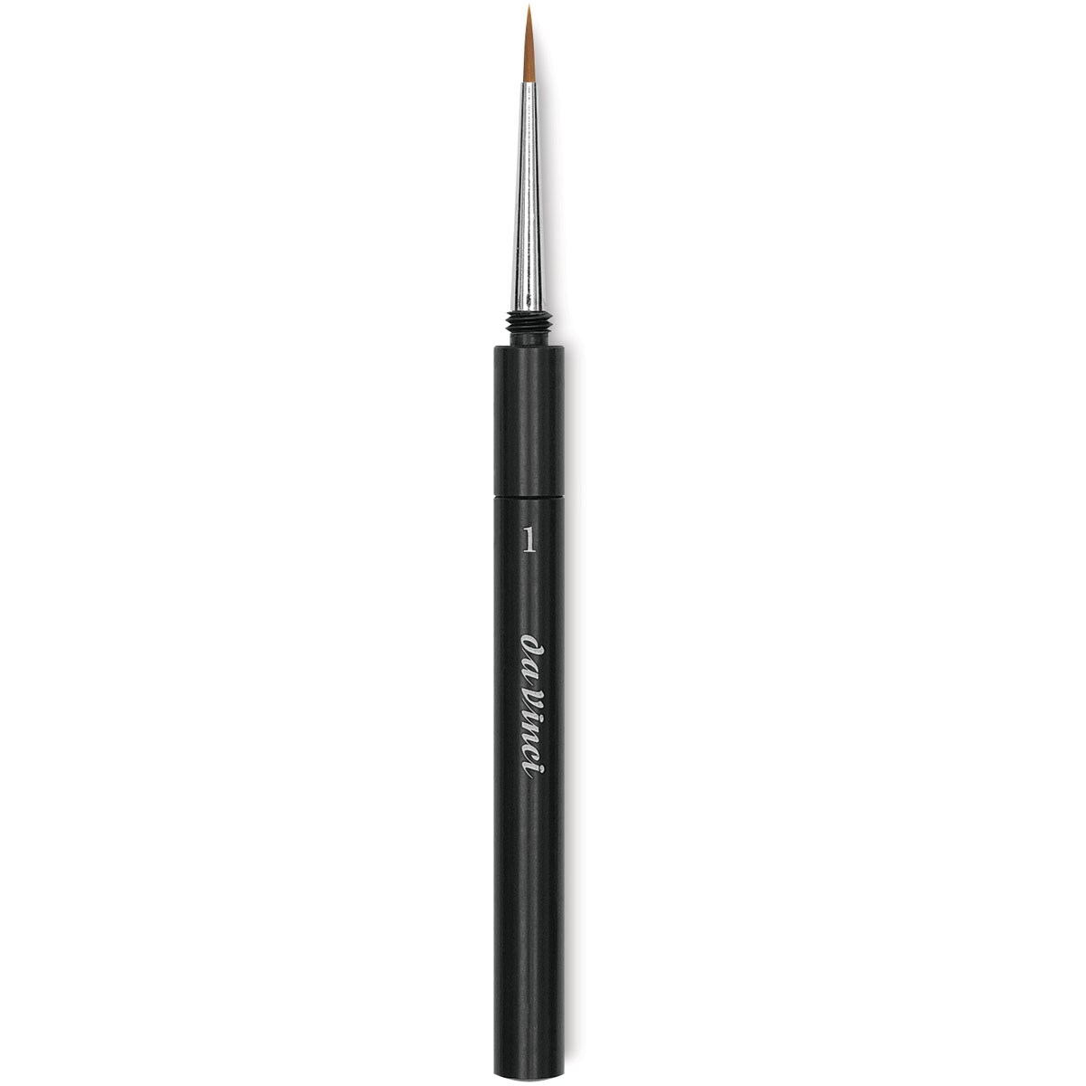 Da Vinci Cosmotop Spin Brush - Travel Brush, Extra Short Handle, Size 1