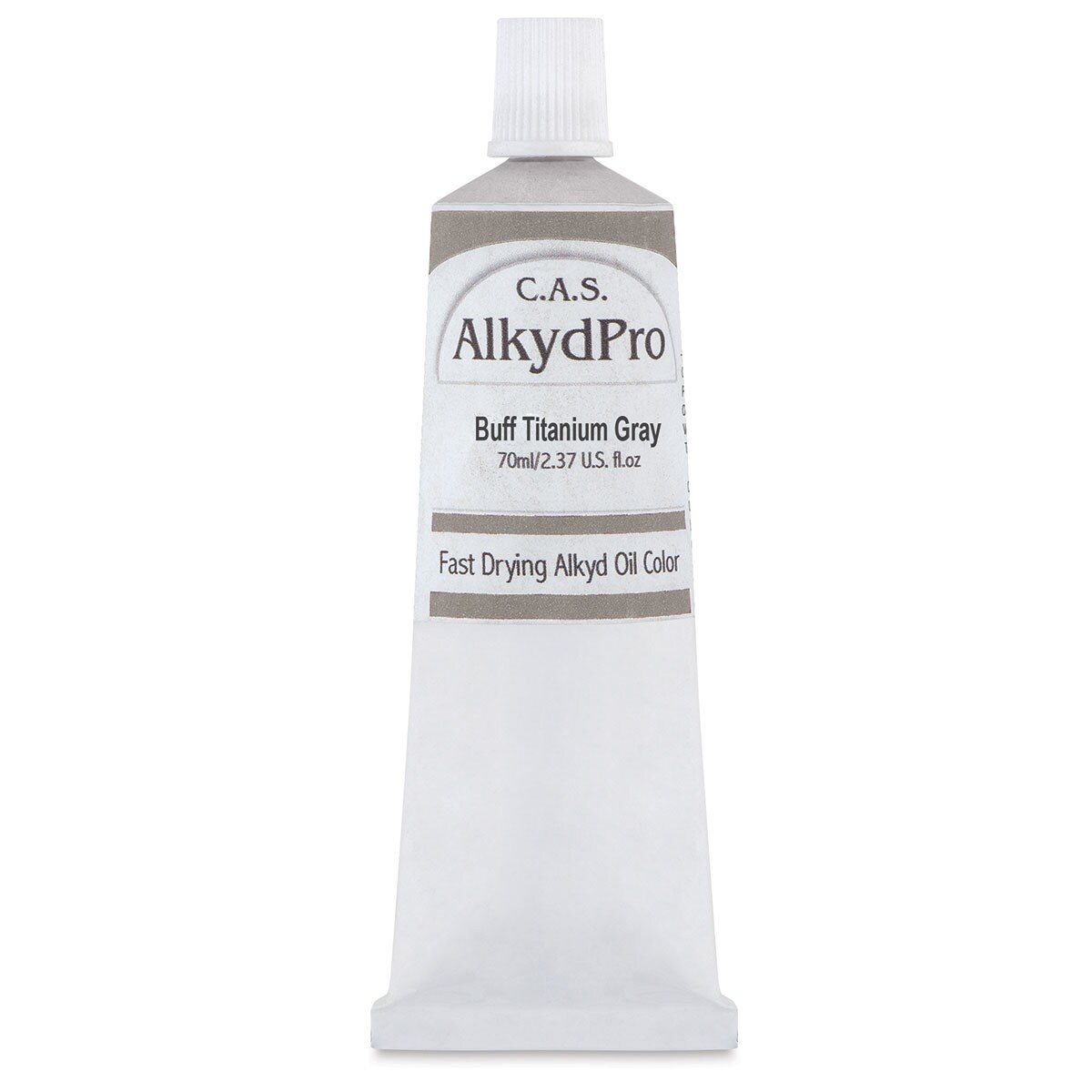 CAS AlkydPro FastDrying Alkyd Oil Color Buff Titanium Gray, 70 ml