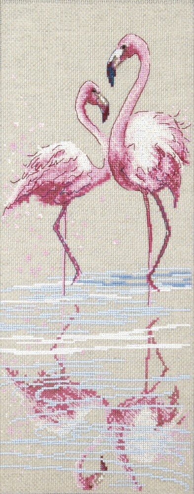 Cross-stitch kit M-295C Series &#x22;At the water&#x22;